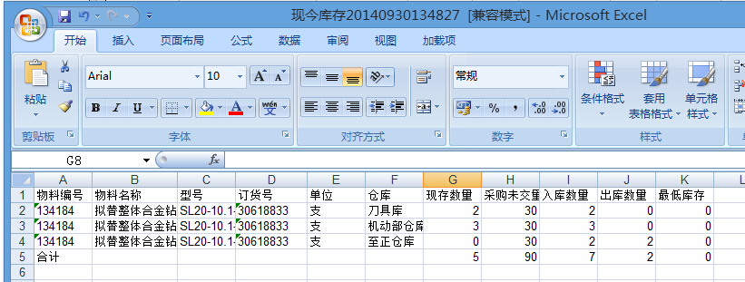 現(xiàn)今庫(kù)存 現(xiàn)今庫(kù)存